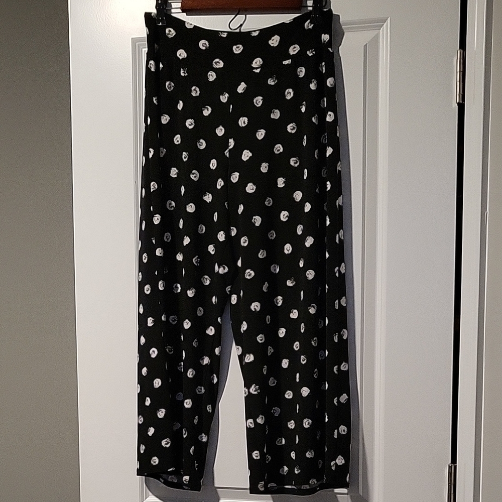 Clara Sunwoo Black and White Patterned Pants